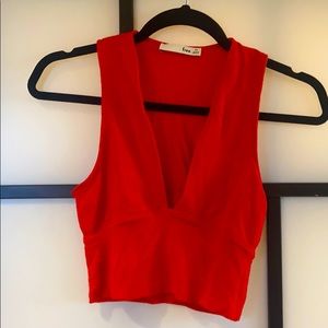 Wilfred red tank, XS, worn once
